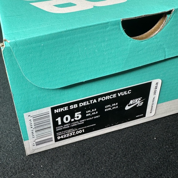 Nike SB Delta Force Vulc ‘Cool Grey’ - M10.5 - NEW - Picture 10 of 10